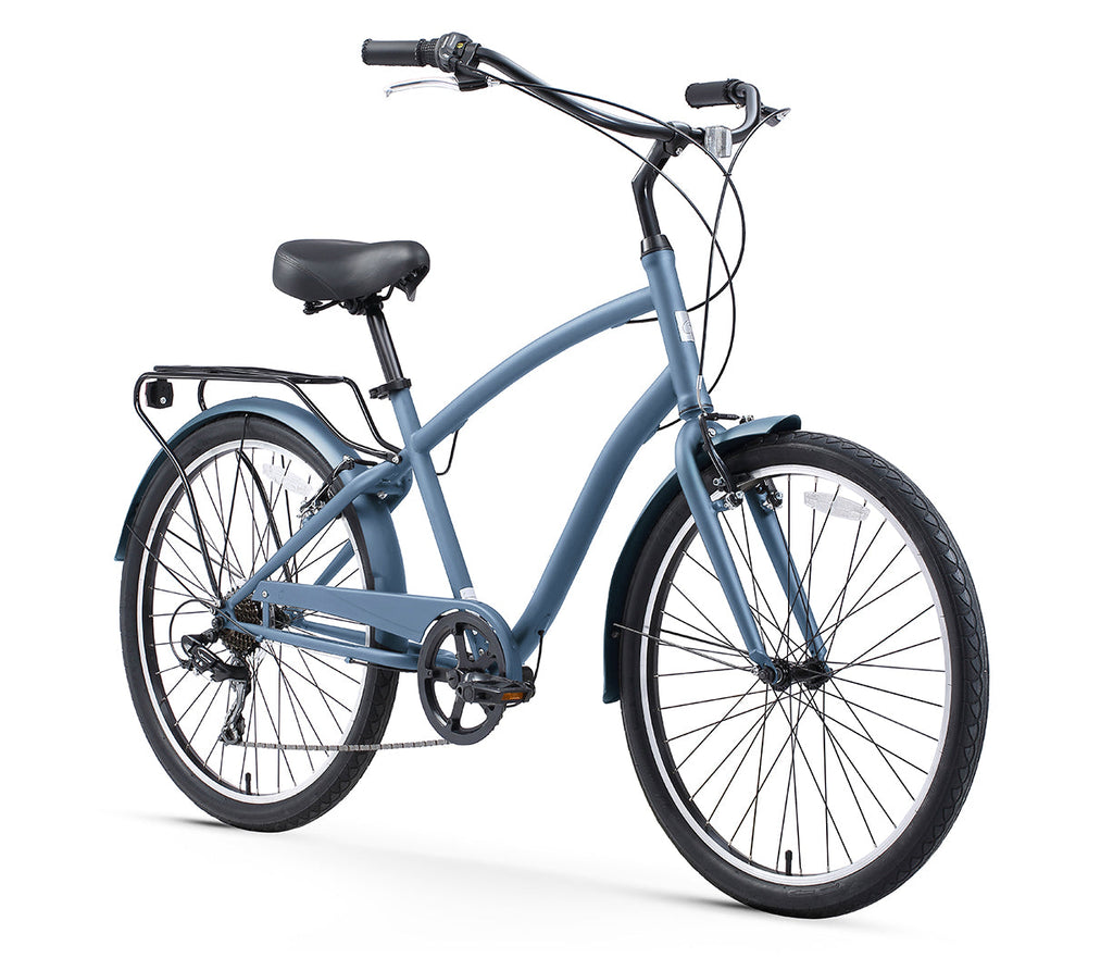 sixthreezero EVRYjourney Men's 26" 7 Speed Steel Touring Hybrid Bicycle — product view 43