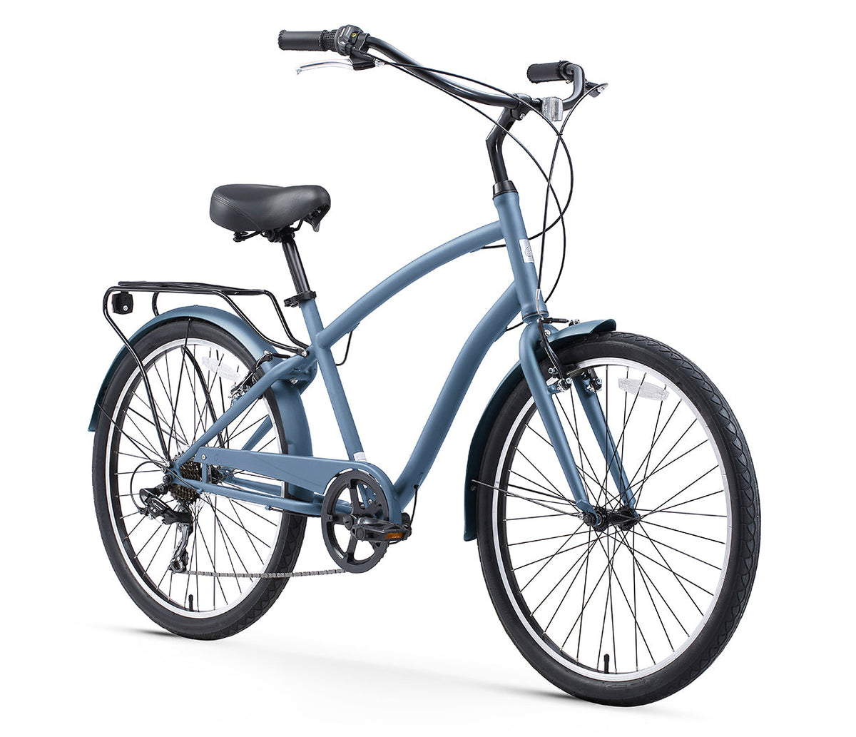 sixthreezero EVRYjourney Men's 26" 7 Speed Steel Touring Hybrid Bicycle — product view 43