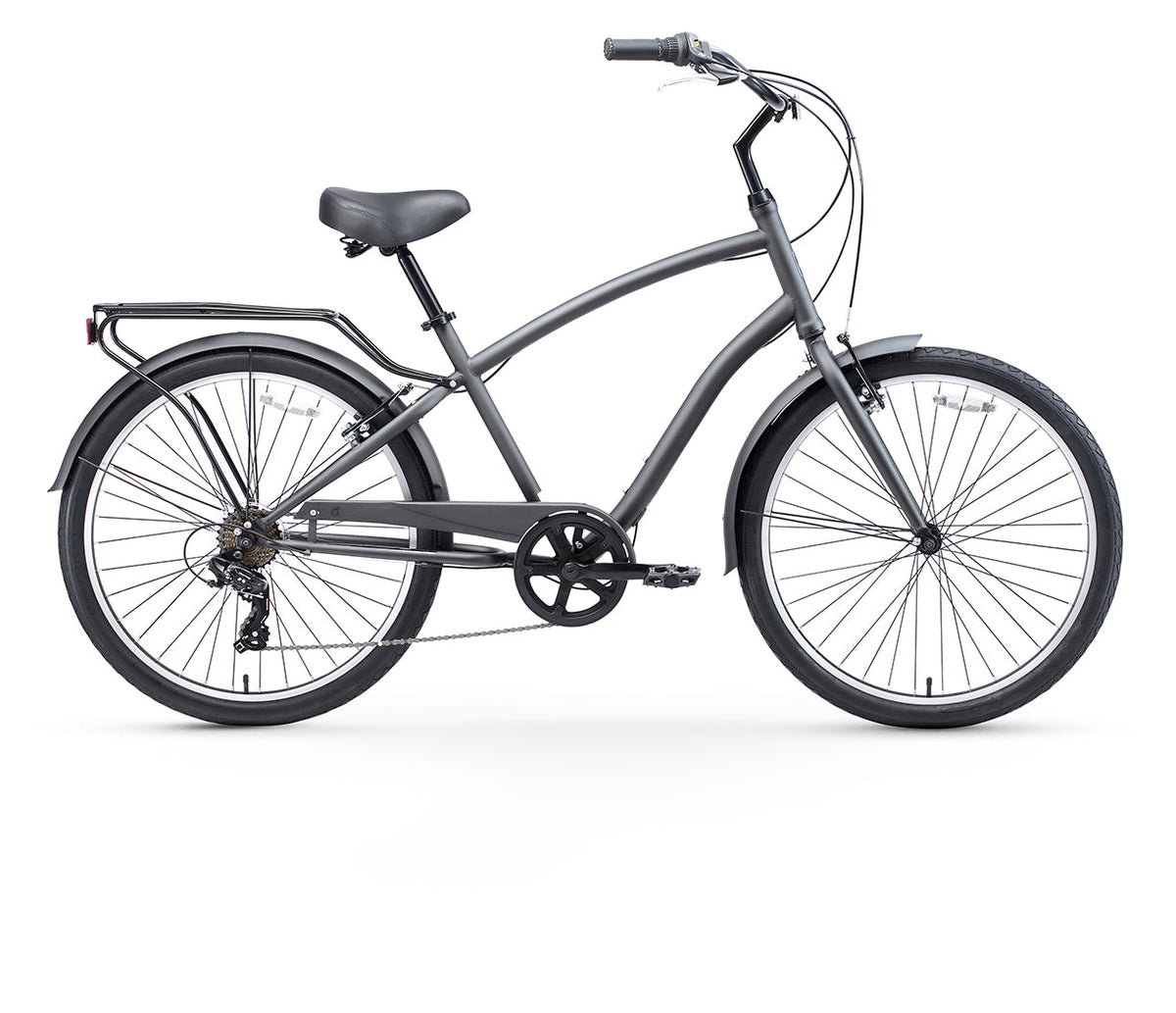 sixthreezero EVRYjourney Men's 26" 7 Speed Steel Touring Hybrid Bicycle — product view 40