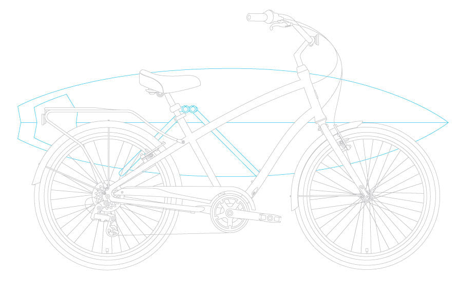 sixthreezero EVRYjourney Men's 7 Speed Touring Hybrid Bike — product view 63