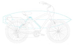 sixthreezero EVRYjourney Men's 7 Speed Touring Hybrid Bike — product view 63