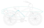 sixthreezero EVRYjourney Men's 26" 21 Speed Touring Hybrid Bicycle — product view 125