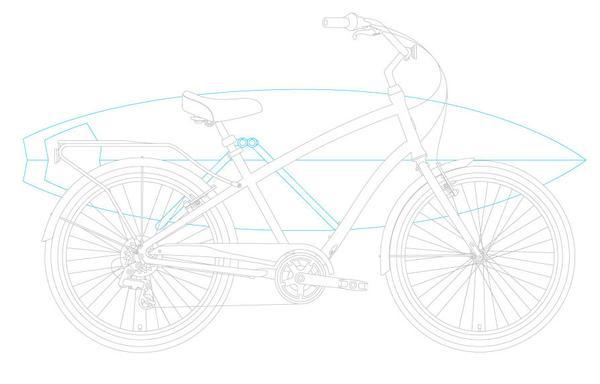 sixthreezero EVRYjourney Men's 26" 21 Speed Touring Hybrid Bicycle — product view 125