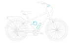 sixthreezero EVRYjourney Men's 7 Speed Touring Hybrid Bike — product view 65