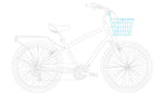 sixthreezero EVRYjourney Men's 7 Speed Touring Hybrid Bike — product view 67