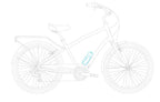 sixthreezero EVRYjourney Men's 7 Speed Touring Hybrid Bike — product view 68