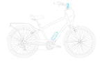 sixthreezero EVRYjourney Men's 7 Speed Touring Hybrid Bike — product view 69