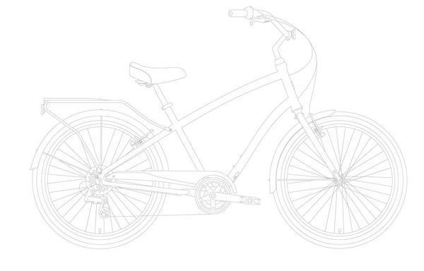 sixthreezero EVRYjourney Men's 26" 21 Speed Touring Hybrid Bicycle — product view 133