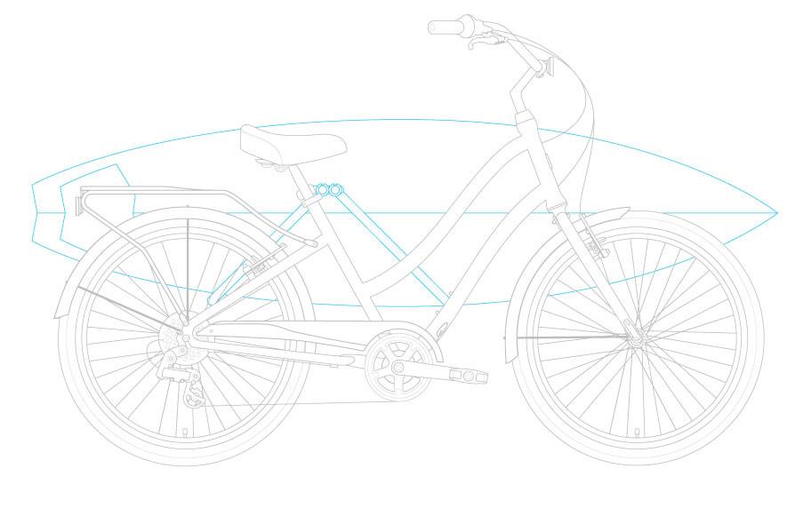 sixthreezero EVRYjourney Women's 26" Single Speed Step-Through Touring Hybrid Bicycle — product view 240