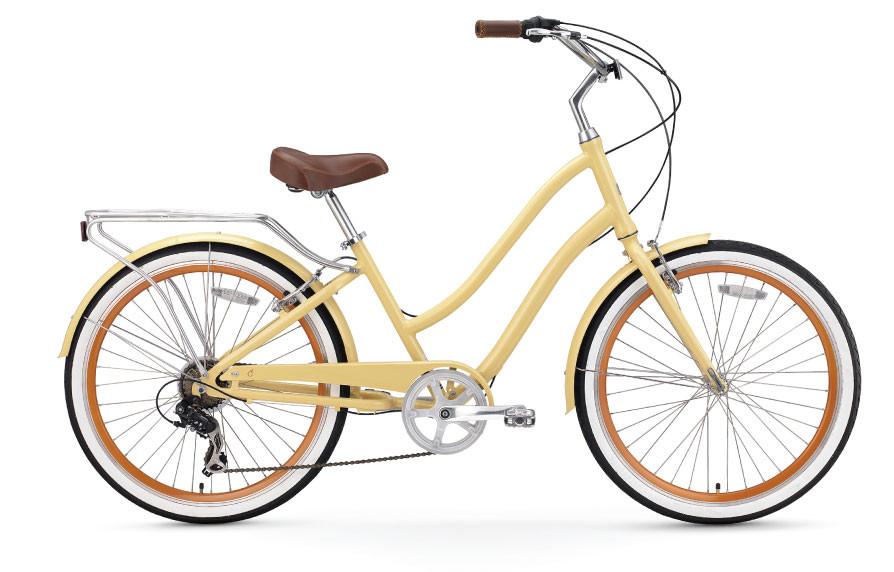 sixthreezero EVRYjourney Women's 26" Single Speed Step-Through Touring Hybrid Bicycle — product view 250