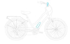 sixthreezero EVRYjourney Women's 26" Single Speed Step-Through Touring Hybrid Bicycle — product view 246