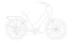 sixthreezero EVRYjourney Women's 26" Single Speed Step-Through Touring Hybrid Bicycle — product view 248