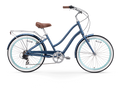 sixthreezero EVRYjourney Women's 24" 7 Speed Step-Through Touring Hybrid Bicycle — product view 1