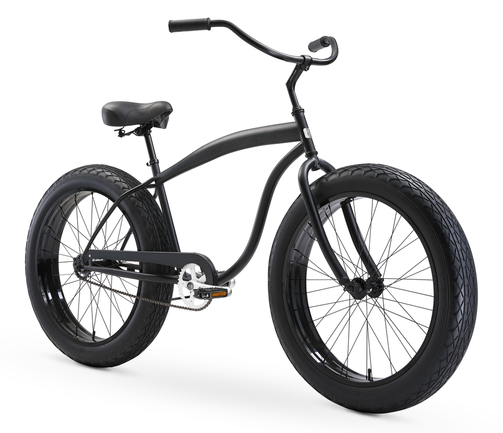 sixthreezero In the Barrel Men's 26" Single Speed FAT Tire Beach Cruiser Bicycle — product view 2