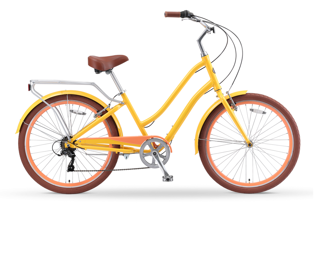 sixthreezero NEW EVRYjourney Women's 26" 7-Speed Speed Step-Through Touring Hybrid Bicycle — product view 3