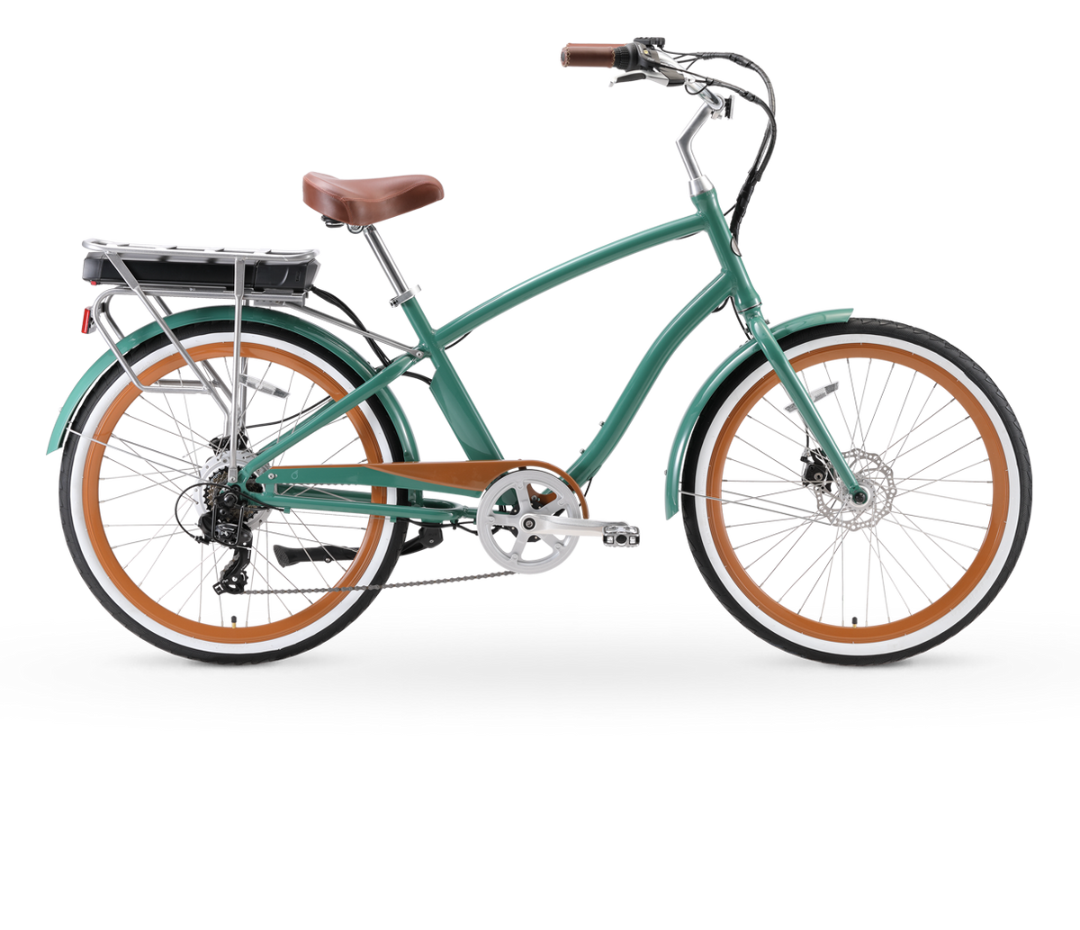 sixthreezero EVRYjourney Men's NEW 26" 500W 7-Speed Sport Hybrid Cruiser Bicycle — product view 3
