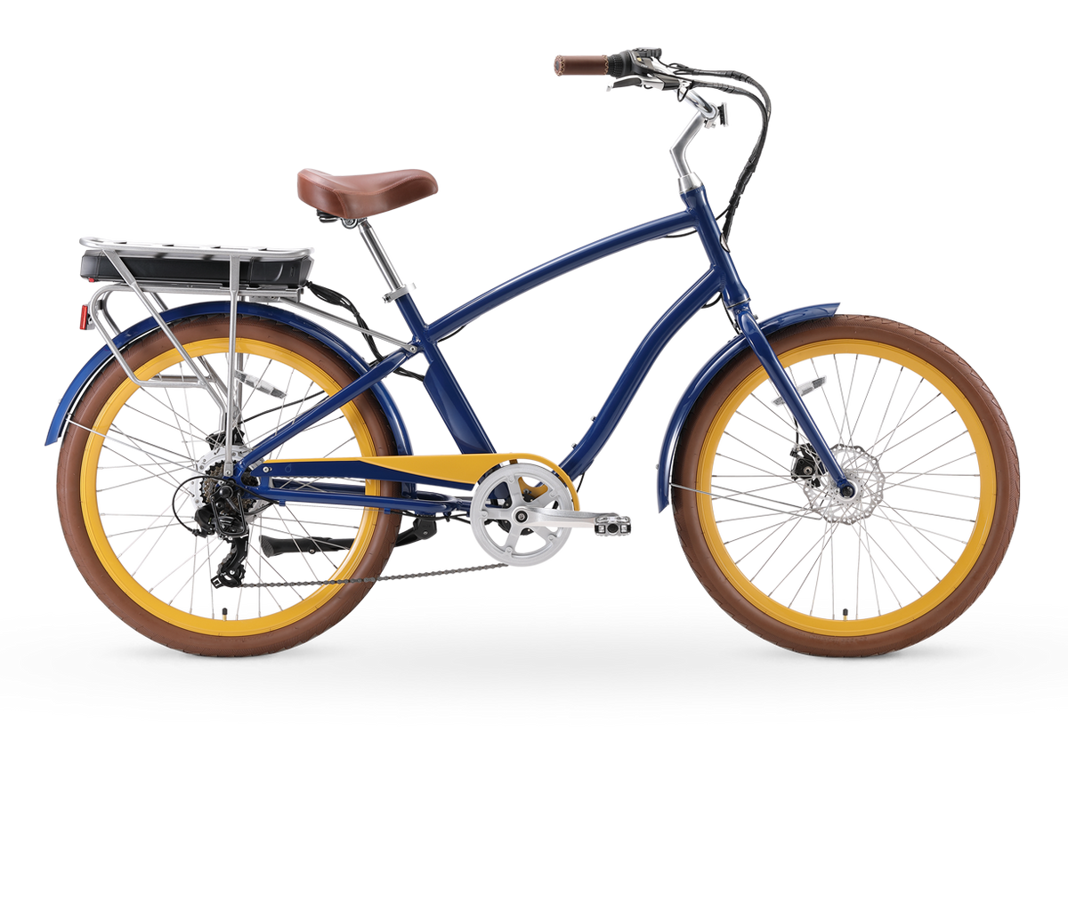 sixthreezero EVRYjourney Men's NEW 26" 500W 7-Speed Sport Hybrid Cruiser Bicycle — product view 5
