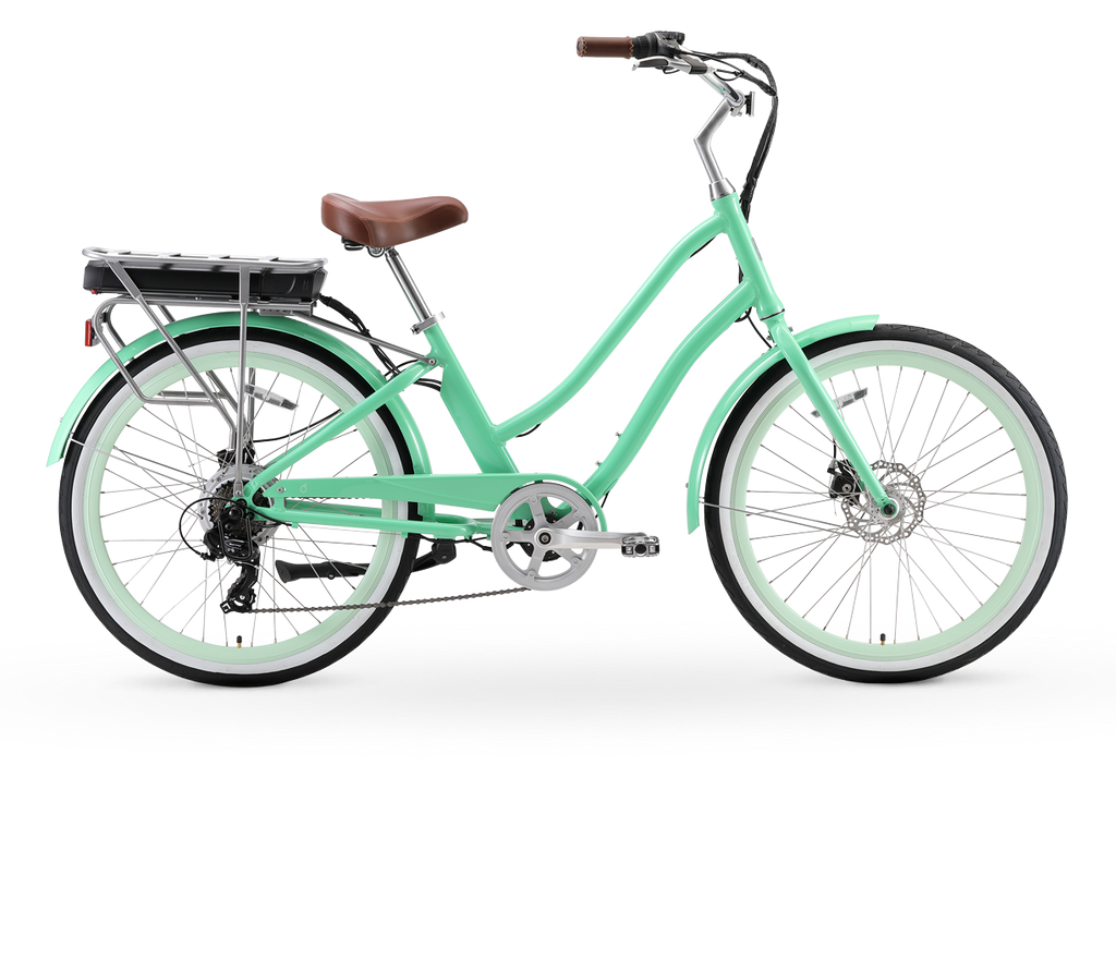 sixthreezero EVRYjourney Women's 26" 500W 7 Speed Electric Hybrid Bicycle — product view 66
