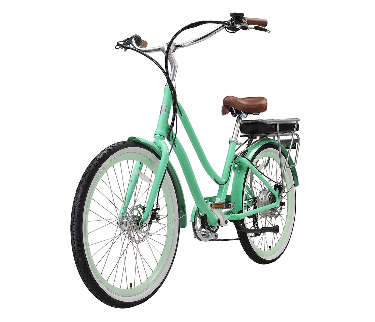 sixthreezero EVRYjourney Women's 26" 500W 7 Speed Electric Hybrid Bicycle — product view 73