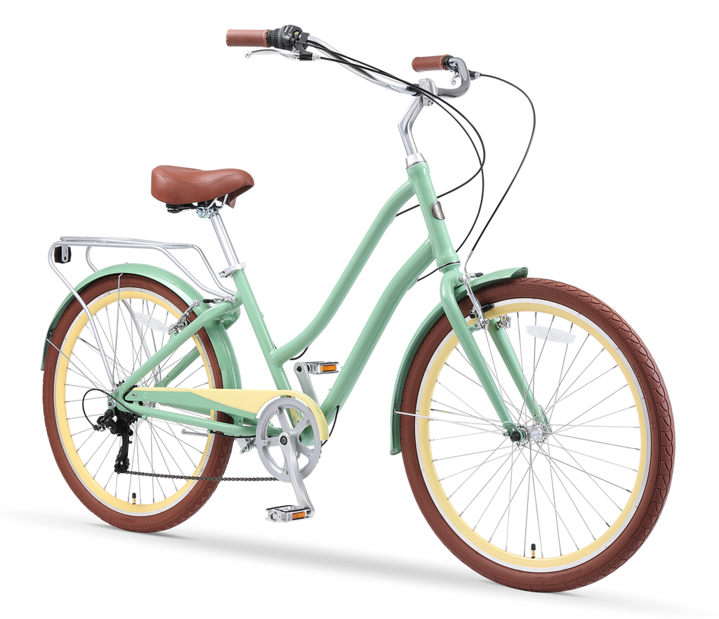 sixthreezero NEW EVRYjourney Women's 26" 7-Speed Speed Step-Through Touring Hybrid Bicycle — product view 6