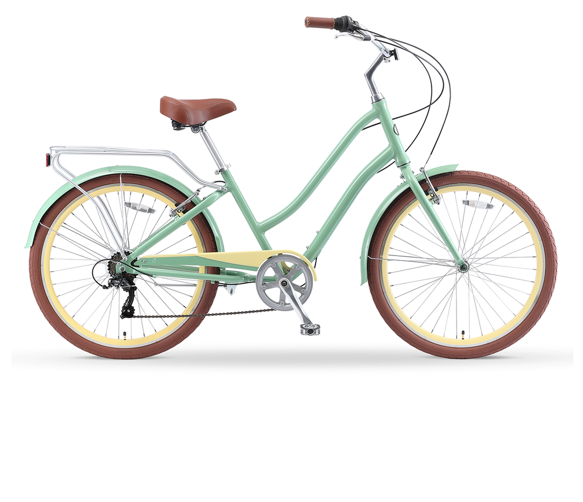 sixthreezero NEW EVRYjourney Women's 26" 7-Speed Speed Step-Through Touring Hybrid Bicycle — product view 5