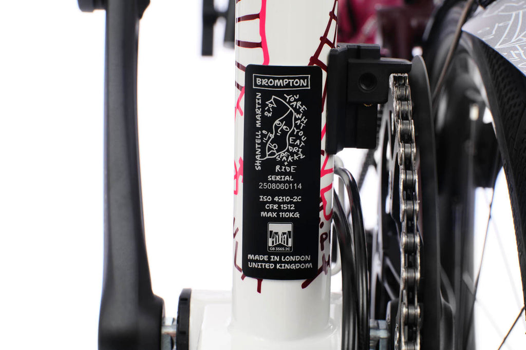 Brompton X Shantell Martin P Line - 4-speed — product view 10