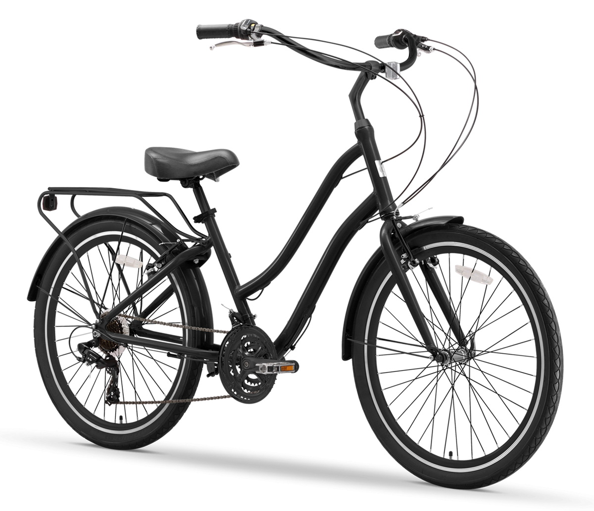 sixthreezero EVRYjourney Men's 26" 21 Speed Touring Hybrid Bicycle — product view 122