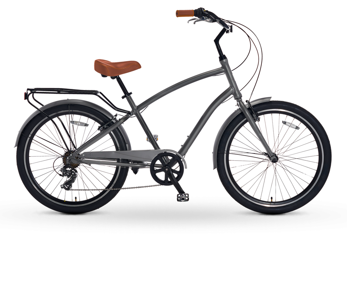 sixthreezero EVRYjourney Men's 7 Speed Touring Hybrid Bike — product view 159