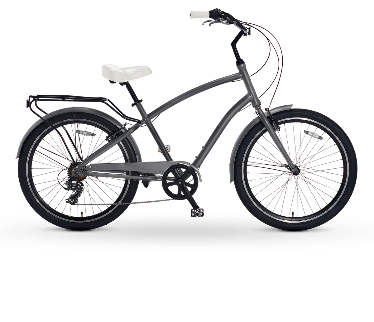 sixthreezero EVRYjourney Men's 7 Speed Touring Hybrid Bike — product view 161