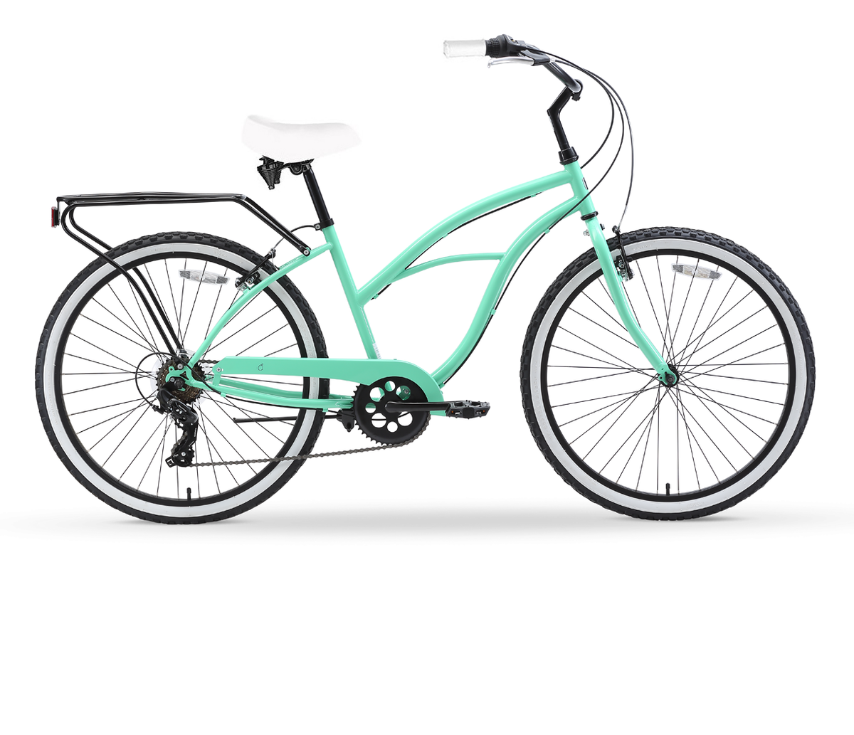 sixthreezero Around the Block Women's 26" 7 Speed Cruiser Bicycle — product view 5