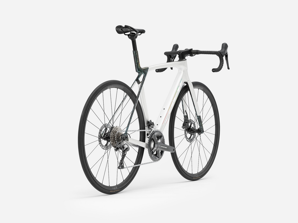 2027 Trek Madone SL 5 Gen 8 - Gloss Crystal White/Matte Deep Smoke — image 8