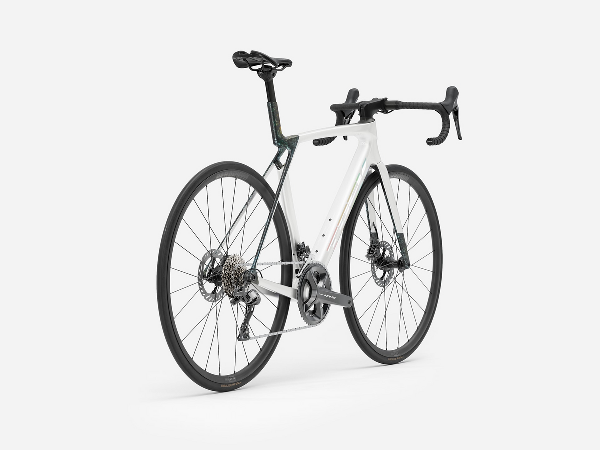 2027 Trek Madone SL 5 Gen 8 - Gloss Crystal White/Matte Deep Smoke — image 8