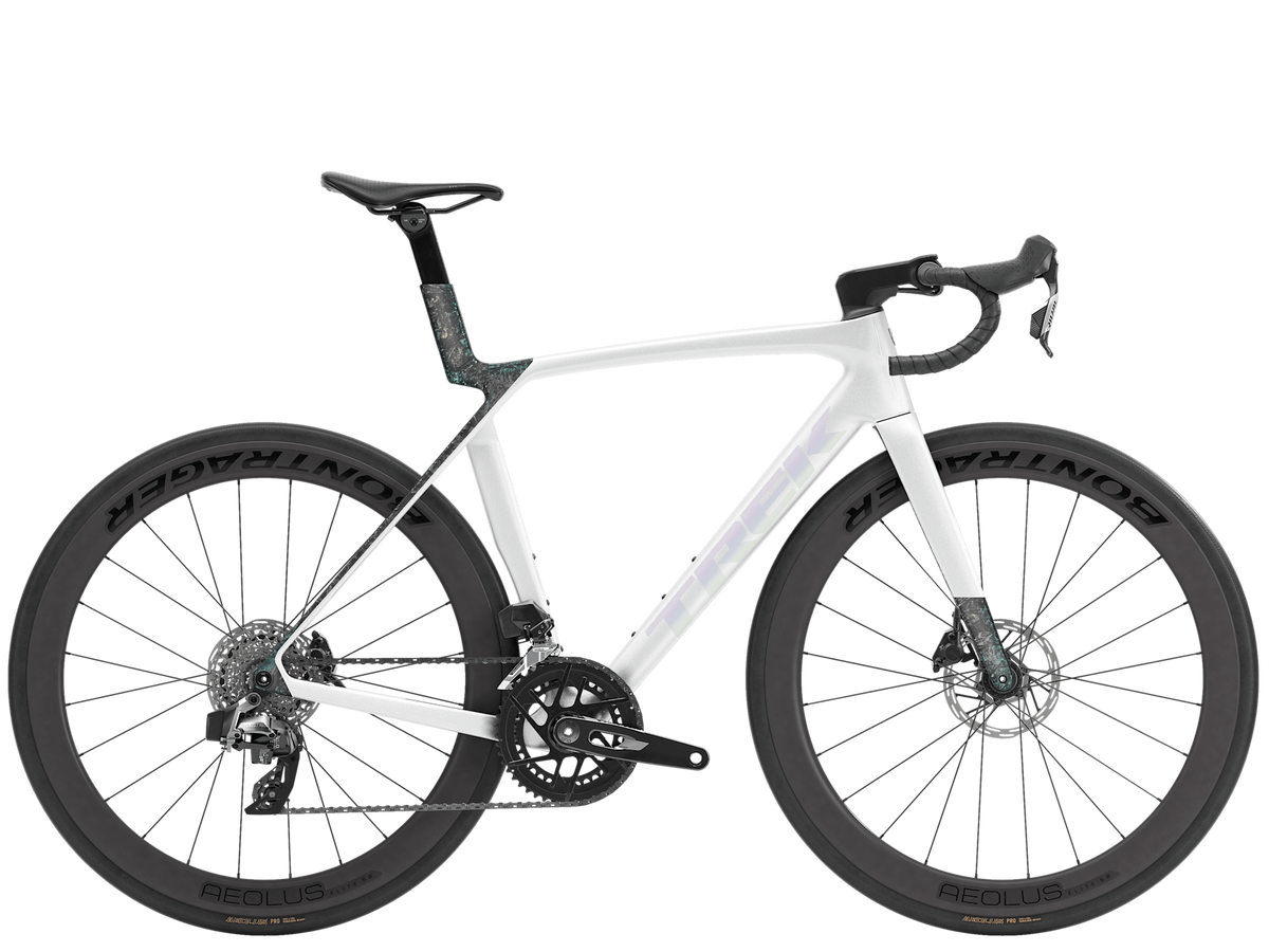 2026 Trek Madone SL 6 AXS Gen 8 - Gloss Crystal White/Matte Deep Smoke — image 7