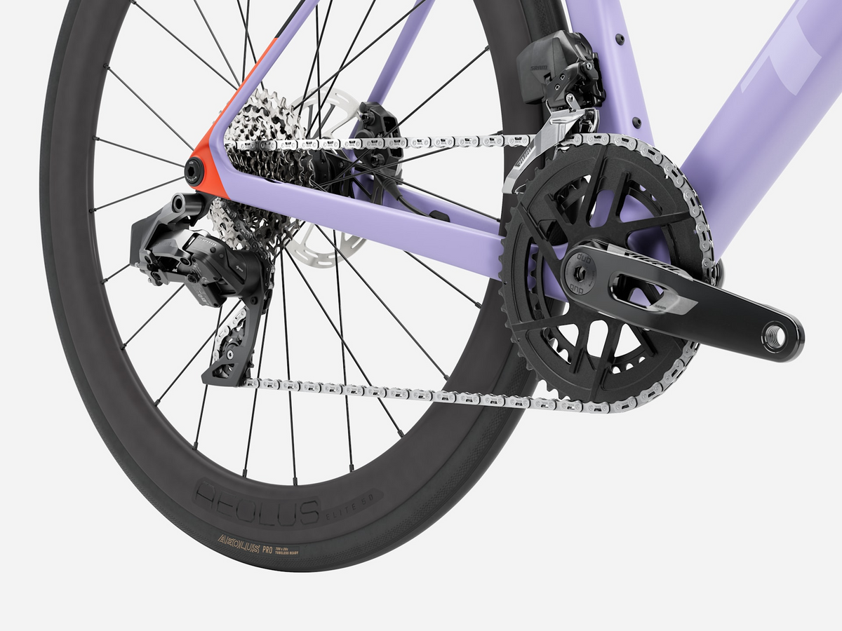 2026 Trek Madone SL 6 AXS Gen 8 - Matte Lavender Haze/Deep Smoke — image 3
