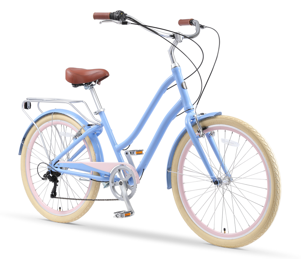 sixthreezero NEW EVRYjourney Women's 26" 7-Speed Speed Step-Through Touring Hybrid Bicycle — product view 8