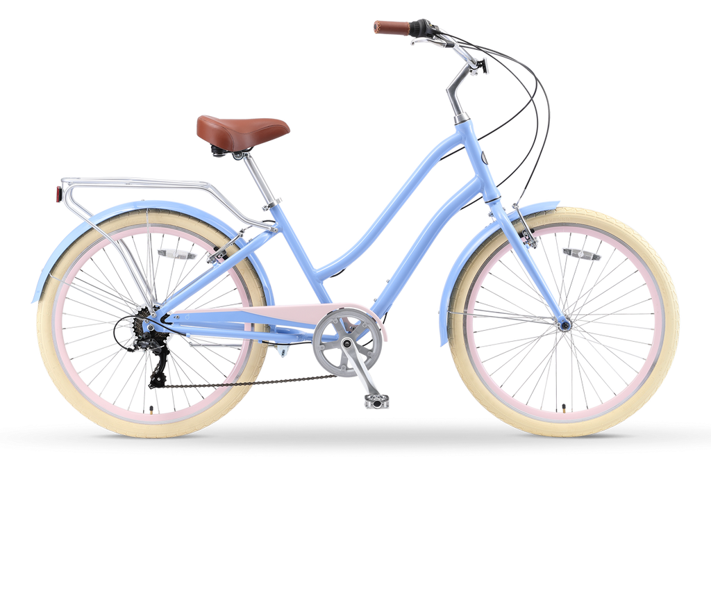 sixthreezero NEW EVRYjourney Women's 26" 7-Speed Speed Step-Through Touring Hybrid Bicycle — product view 7