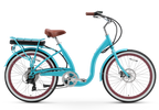 sixthreezero Simple Step-Thru 7-Speed 500W Electric Bicycle — product view 3