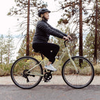 Retrospec Barron Comfort Hybrid Bike - Step Through 7 Speed — product view 4