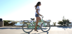 sixthreezero Around the Block Women's 24" Seven Speed Beach Cruiser Bicycle with Rear Rack — product view 95
