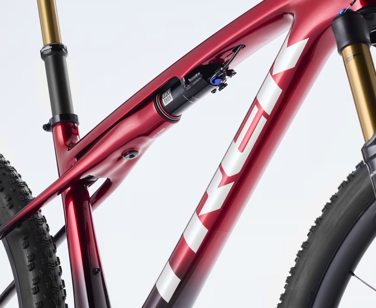 2027 Trek Supercaliber SLR 9.9 XTR Di2 Gen 2- Red Smoke Drizzle — image 3