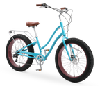 sixthreezero EVRYjourney Women's 26" FAT Tire 7-Speed Step-Through Touring Hybrid Bicycle — product view 4