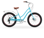 sixthreezero EVRYjourney Women's 26" FAT Tire 7-Speed Step-Through Touring Hybrid Bicycle — product view 3