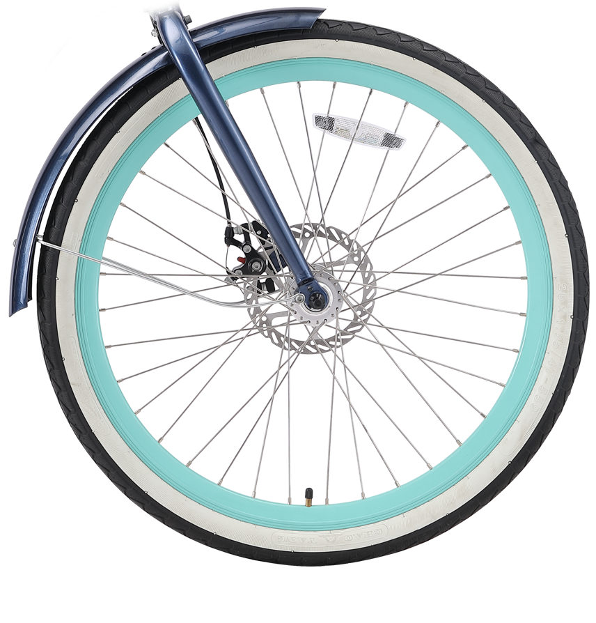 sixthreezero EVRYjourney Women's 26" 500W 7 Speed Electric Hybrid Bicycle — product view 18