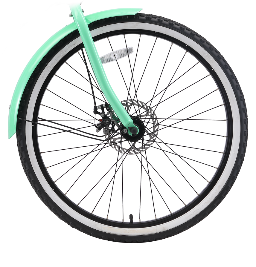 sixthreezero Around the Block Women's 26" 500W 7 Speed Electric Beach Cruiser Bicycle — product view 16