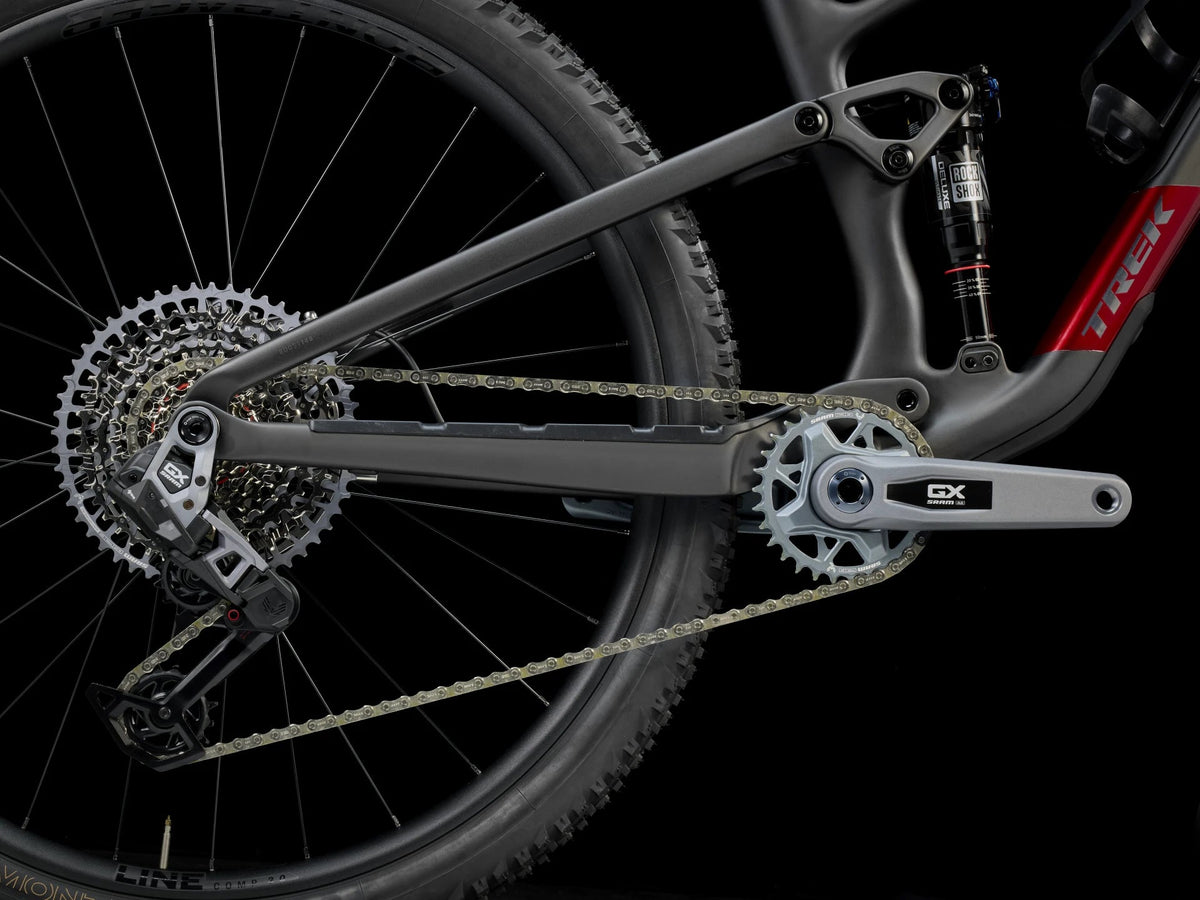 2025 Trek Top Fuel 9.8 GX AXS Gen 4- Matte Dark Web — image 6