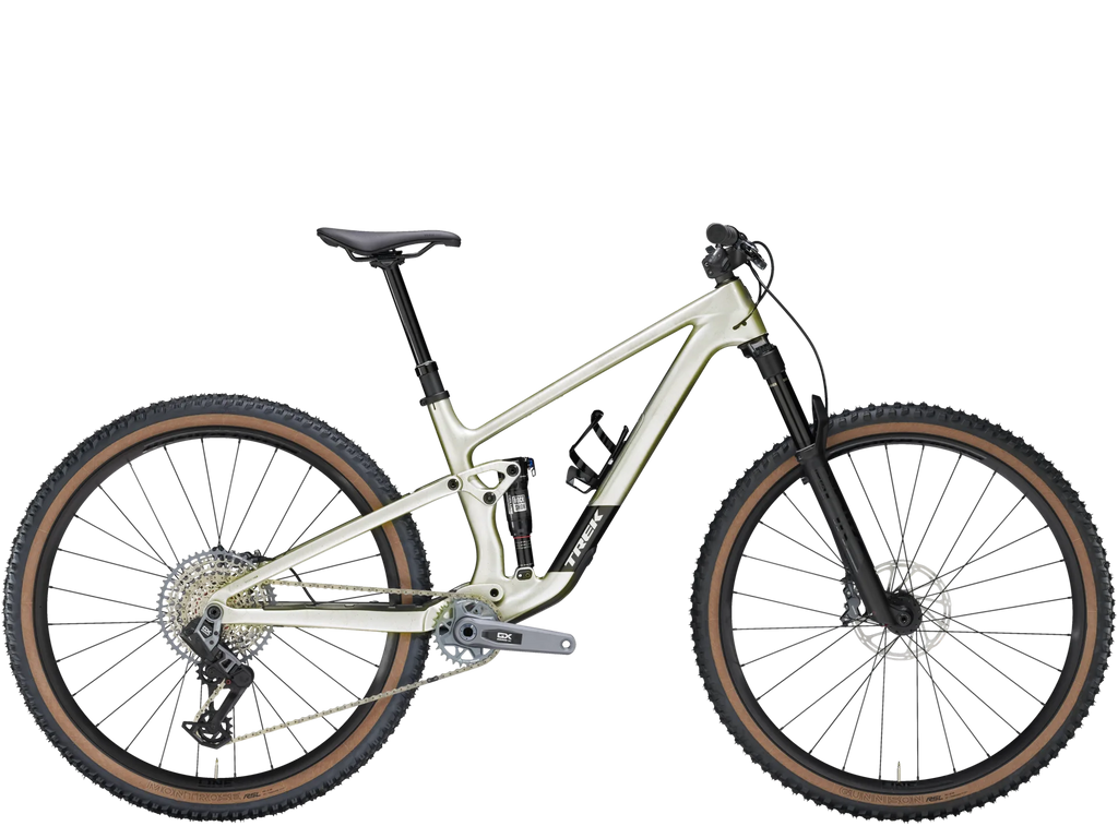 2025 Trek Top Fuel 9.8 GX AXS Gen 4- Lunar Silver — image 7