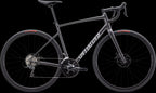 Allez - Shimano Claris (2024) — Gloss Smoke / White / Silver Dust — side view