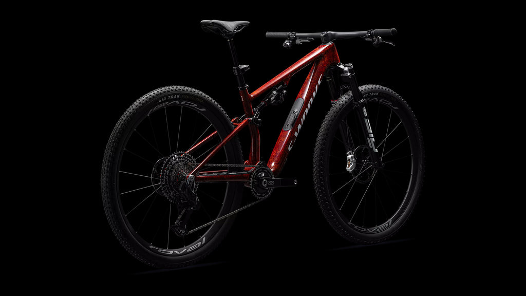 S-Works Epic 8 - SRAM XX SL AXS, RockShox Ultimate Flight Attendant (2026) — Gloss Fiery Red Dry Impasto / Metallic White Silver — detail 100