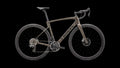 S-Works Roubaix SL8 – SRAM RED AXS (2025) — Gloss Taupe / Gunmetal Strata / Charcoal — side view