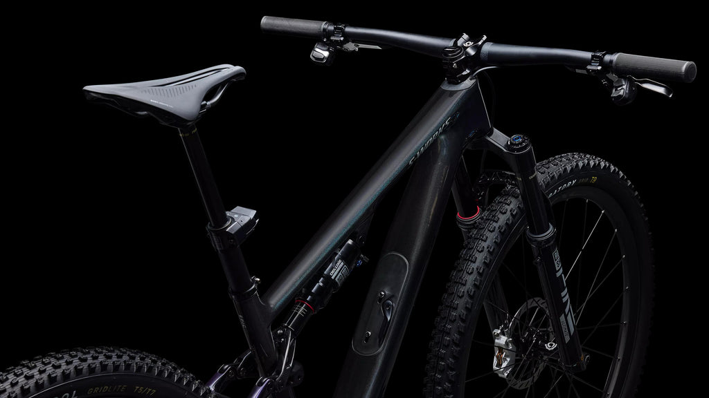 S-Works Epic 8 EVO - SRAM XX SL AXS, RockShox Ultimate (2026) — Gloss Carbon / Green to Purple Viavi Fade / Brushed Liquid Metal — detail 110